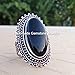 Natural Black Onyx Ring| Oval Stone Ring| Handmade Ring| Designer Band Ring| Boho Ring| Statement Ring| Cabochon Ring| Black Gemstone Ring| Big Stone Ring| Trending Ring| Black Onyx Jewelry
