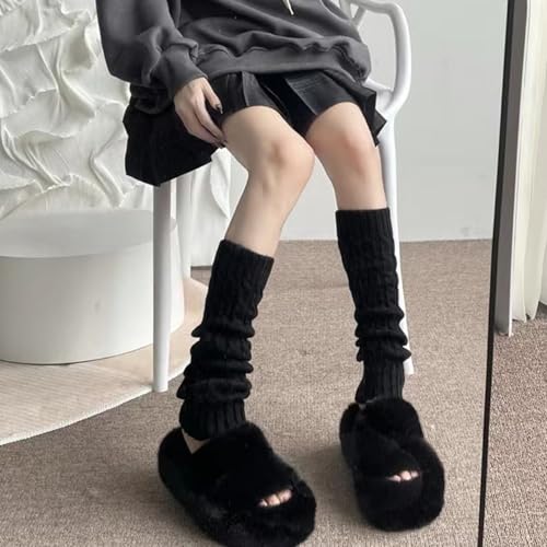 Image of 2 Pcs Leg Warmers Y2k, Leg Warmers, Y2k Accessories, Cute Kawaii Cream Legwarmers for Women Winter