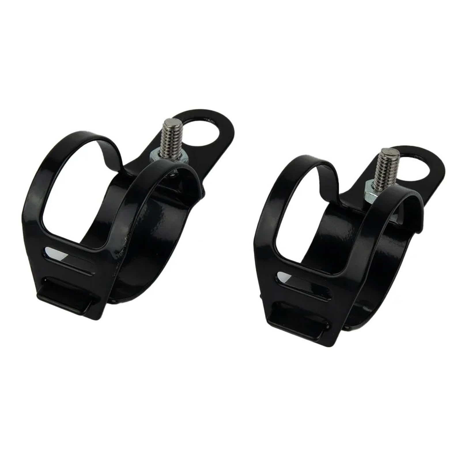 Rack Roll Cage 2pcs Universal Motorcycle Fork Mount Bracket Clamp Holder Aluminum Alloy 35-50mm Spot Fog Light Turn Signal