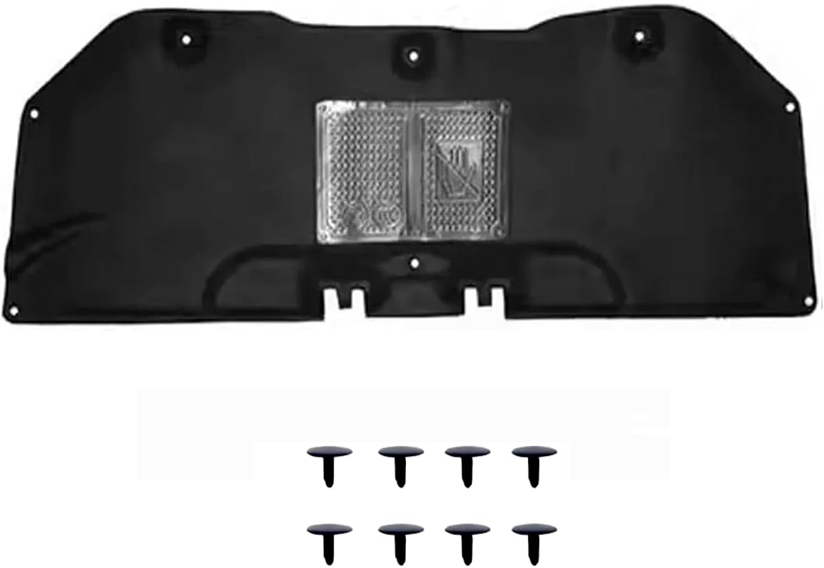 Hood Insulation Pad Replacement for Toyota Highlander​ 2009-2013 | With aluminum foil Engine Hood Heat Insulation Sound Protective Cover with Clips Hood Liner