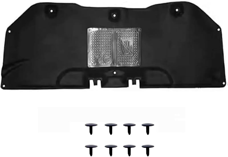 Hood Insulation Pad Replacement for Toyota Highlander​ 2009-2013 | With aluminum foil Engine Hood Heat Insulation Sound Protective Cover with Clips Hood Liner