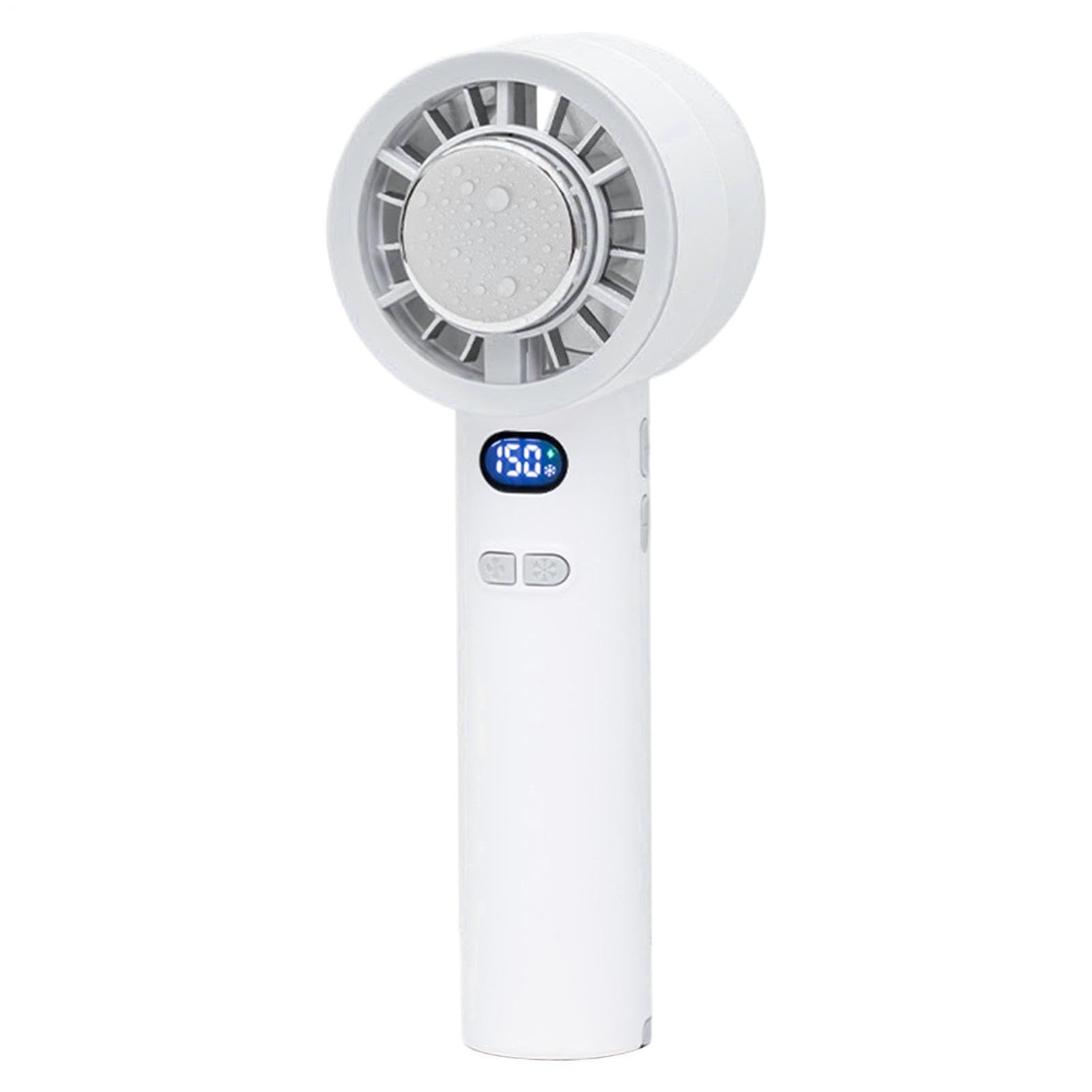 Ventilador de mano portátil recargable para camping y excursiones al aire libre