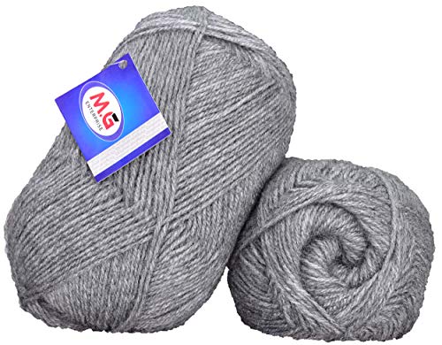 Image of M.G ENTERPRISE Rosemary SilverKnitting Yarn 200 Soft Crochet Yarn for Handmade DIY Art & Craft Projects