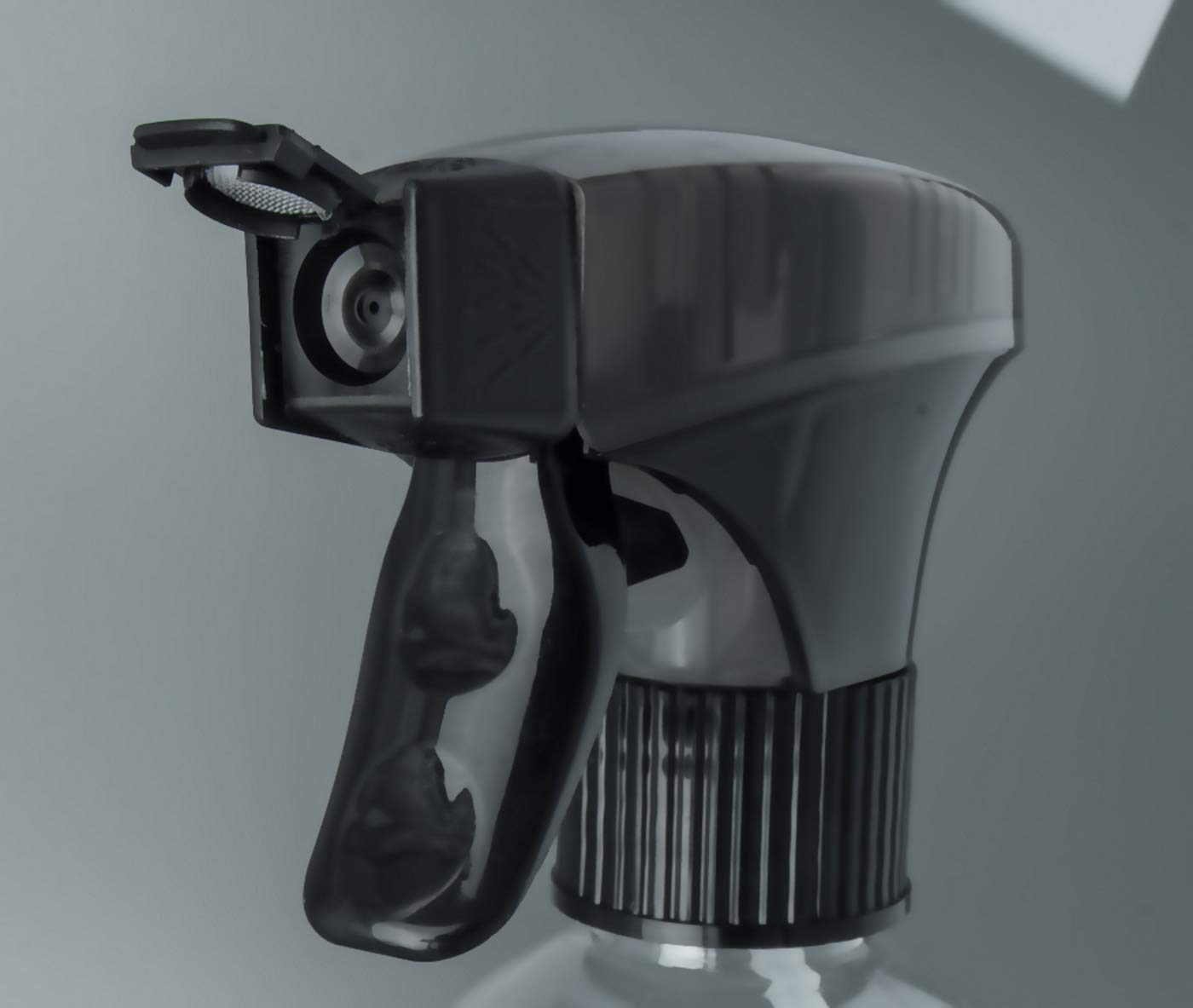 Botellas con cabezal pulverizador, 10 unidades de 500 ml, pulverizador negro