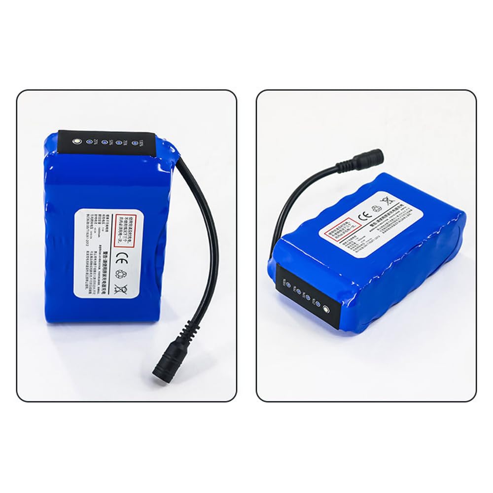 Batería de Litio recargable de 7,4 V, 7,4, 5200mAh, 9600mAh, batería de Ion de Litio mejorada para Barco, repuesto recargable, batería para Barco de cebo de Pesca