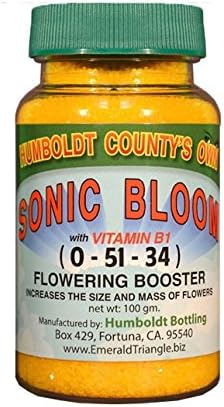 Humboldt Nutrients Own Sonic Bloom with Vitamin B1 Flowering Booster 100gm 0-51-34 Hydroponic Fertilizer