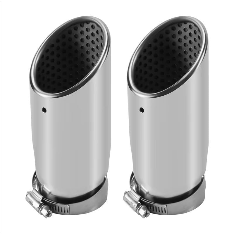 Silencieux d'échappement Benz C180 en finition acier inox chromé premium