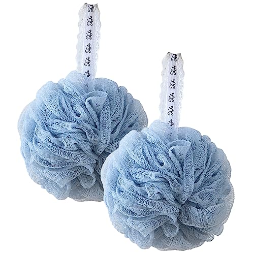 SAFIGLE 2 Piezas Esponjas de Suave y Exfoliante de Ducha Resistentes Desgaste Accesorios de Hogar y Hotel