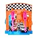 Mattel Disney and Pixar Cars Glow Racers Track Set, Launch & Criss-Cross Playset with 2 Toy Race Cars, 2 Modes, Glow-in-the-Dark
