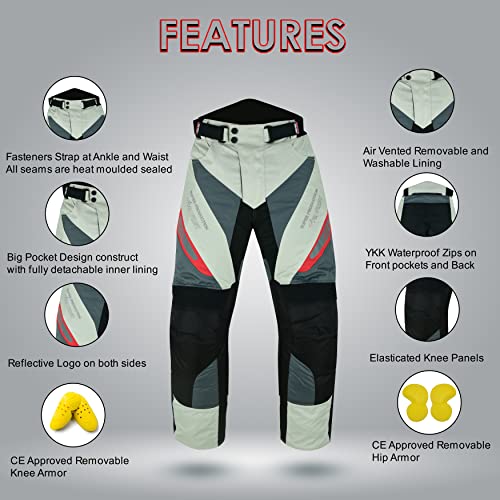 Profirst MOTORCYCLE TROUSER Motorbike Trouser Motorcycle Waterproof Removable Corduroy Textile Long Pants Armor thumb #1
