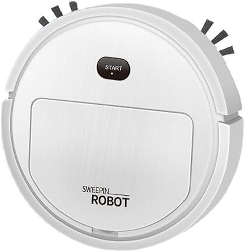 Trapeador robot de barrido - Aspiradora y trapeadora 2 en 1, robot aspirador de alto rendimiento, robot aspirador en diseño delgado y silencioso,