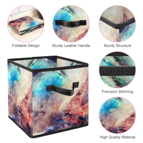 Boîte de rangement pliable tissu grand espace cube maison et vêtements