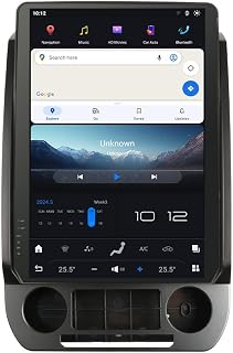 14.4 Inch Qualcomm Android 13 Car Radio for for Ford F150 2015-2021 F250 F350 F450 2017-2021 Stereo Upgrade Tesla Style Head Unit Multimedia Player IPS Touch Screen GPS Navigation (SYNC 3