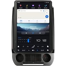 14.4 Inch Qualcomm Android 13 Car Radio for for Ford F150 2015-2021 F250 F350 F450 2017-2021 Stereo Upgrade Tesla Style Head Unit Multimedia Player IPS Touch Screen GPS Navigation