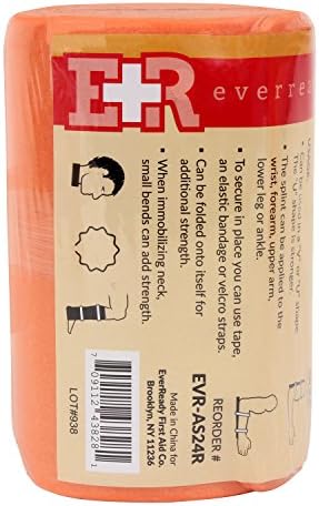 Ever Ready First Aid Universal Aluminum Splint, 24 Inch Rolled (1)