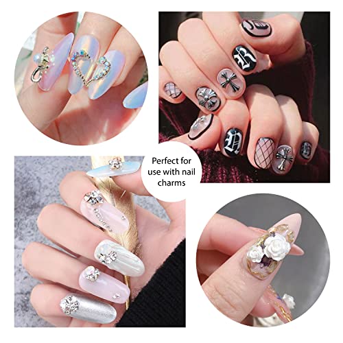 Pueen Nail Glue For Acrylic Nails And Nail Decorations, Long Lasting Professional Super Bond Quick Drying Adhesive For False Nail Tips Charms Rhinestones - Bh001020 (Pack Of 24) #TOP5