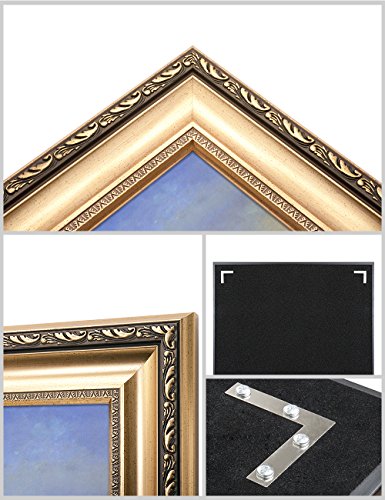 Decorarts - A Dash For The Timber By Frederic Remington. Giclee Prints On Acid Free Cotton Canvas. Classic Art Reproduction In Fine Art Frame. Total Size W/Frame: 30X22 In #TOP3