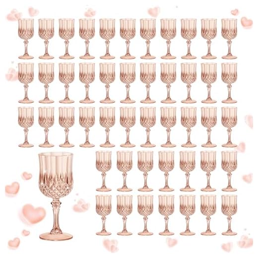 Reusable Plastic Wine Glasses Set for Events