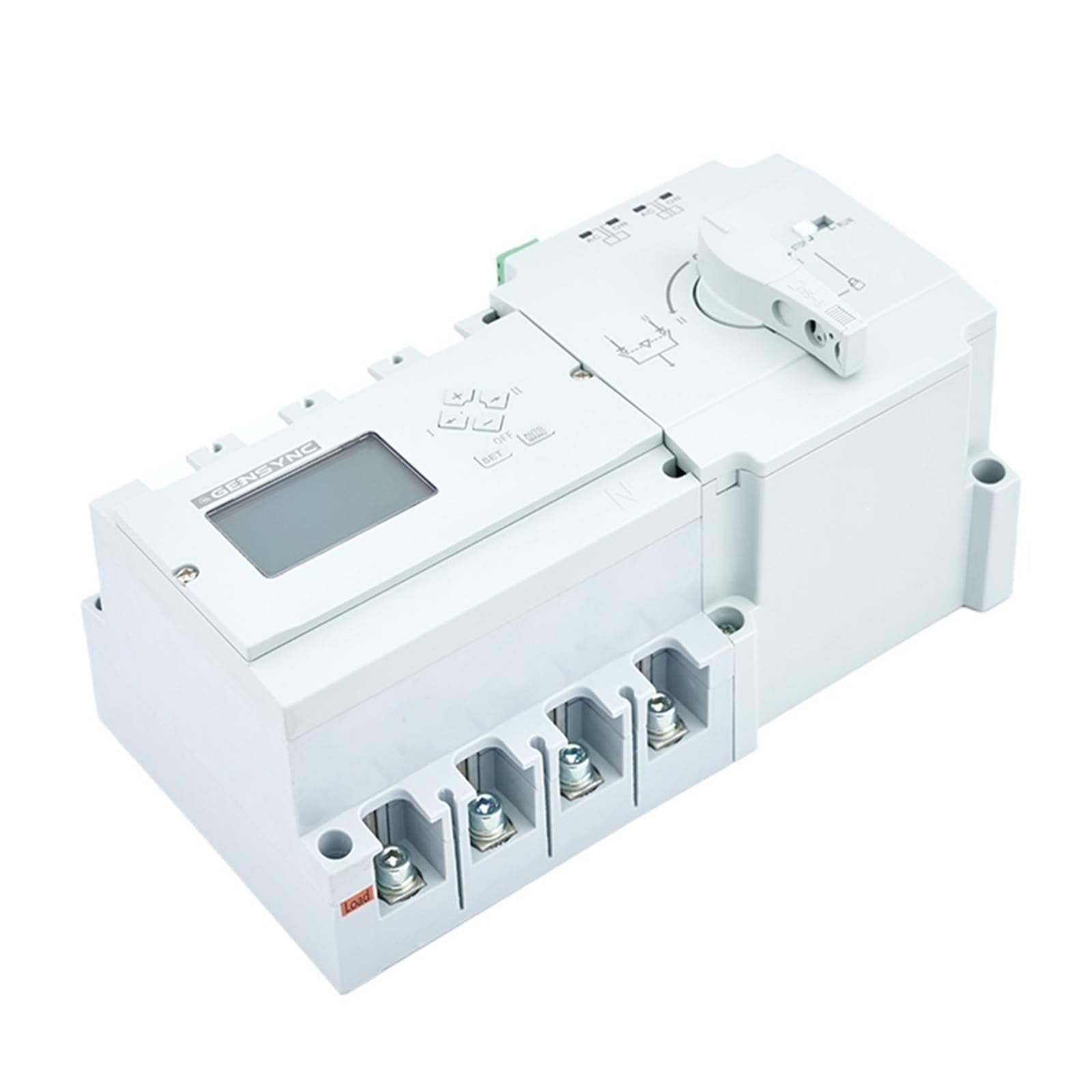 Automatyczny przełącznik transferu ATS Podwójna moc 63A 100A 125A Części generatora Diesla Elektryczny przełącznik sterowania S3-125D/4P RS485(125C i akcesoria)