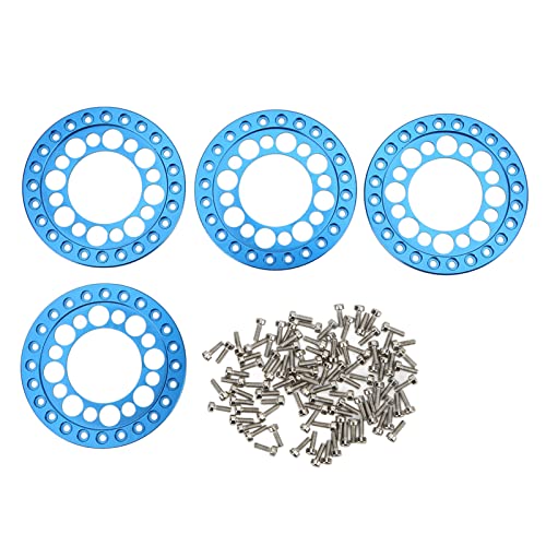 4���� 1.9�C���` �z�C�[���O�փ����A�A���~������RC�z�C�[���r�[�h���b�N�����O�ACNC���H�ɂ��ϖ��Ր������A1/10 RC�J�[�p�A SCX10�ETraxxas TRX4�Ή� (��)