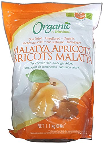 Mariani Organic Sun Dried Unsulfured Malatya Apricots 2.5LB