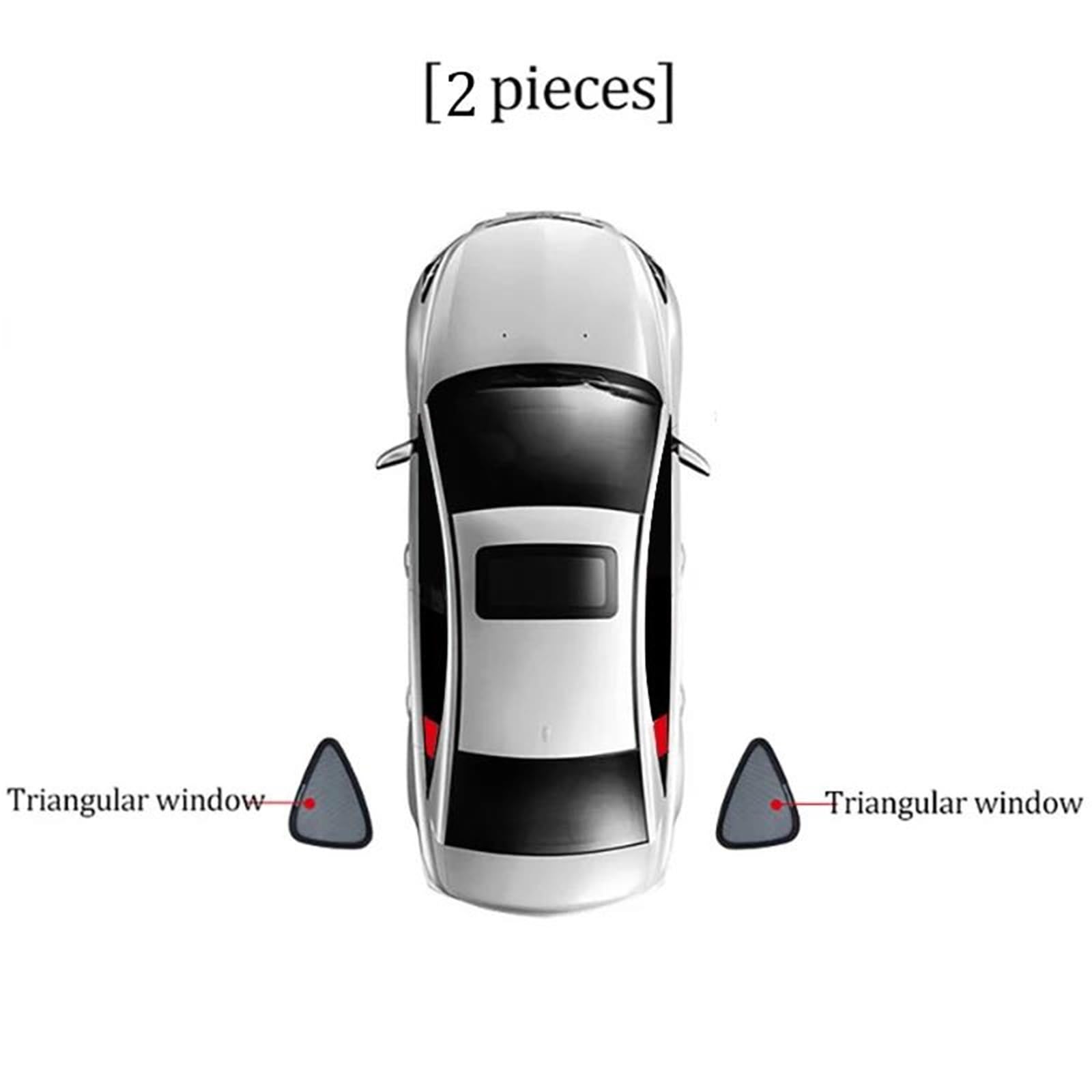 Sonnenblende Seitenfenster Magnetischer Auto-Sonnenschutz Für Seat Für Ateca 2016–2022 2023 2024, Frontscheibenvorhang, Hintere Seitenfenster, Sonnenschutzvisier