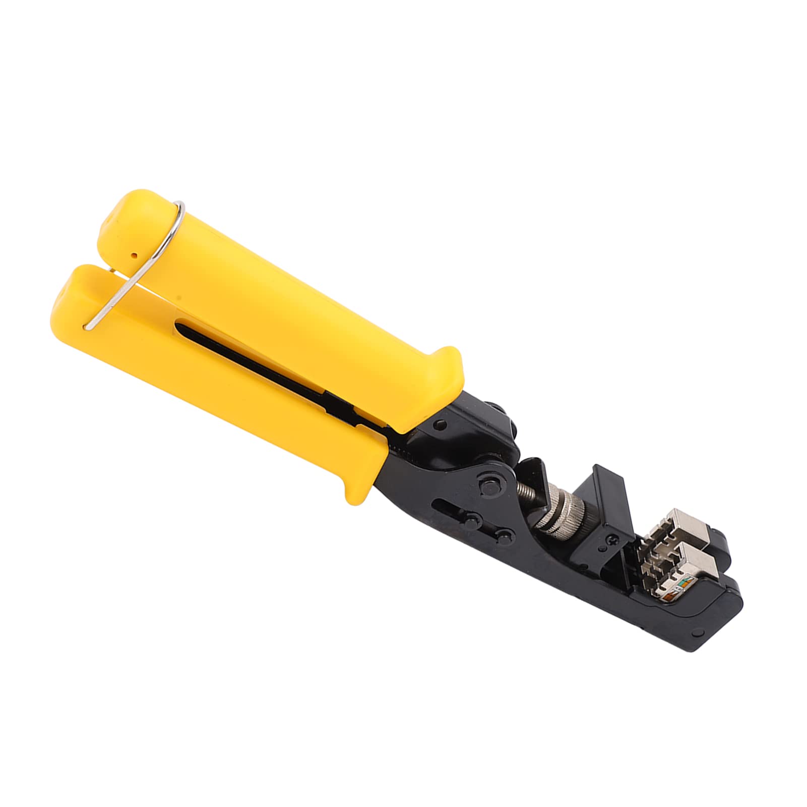 Terminal-Crimper, PP, Hitzebeständiger Griff, Mikro-Steckerstift-Werkzeug, Einfache Bedienung für Netzwerkkabel-Terminierung, Platzsparendes Design für Heimwerker