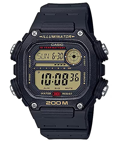 CASIO �X�^���_�[�h �f�W�^�� �r���v DW-291H-9AV �����Y �u���b�N �S�[���h�t�� �C�O���f�� [���s�A���i]