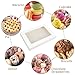Moretoes 40pcs Large Bakery Boxes, 16x11x2.5 Inches Auto-Popup Cookie Boxes with Window for Donuts, Treats, Pastries, Pies, Muffins, Chocolate Covered Strawberries