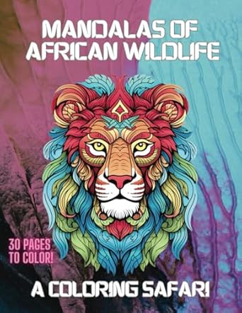 Amazon.com: Mandalas of African Wildlife: A Coloring Safari, Adult ...