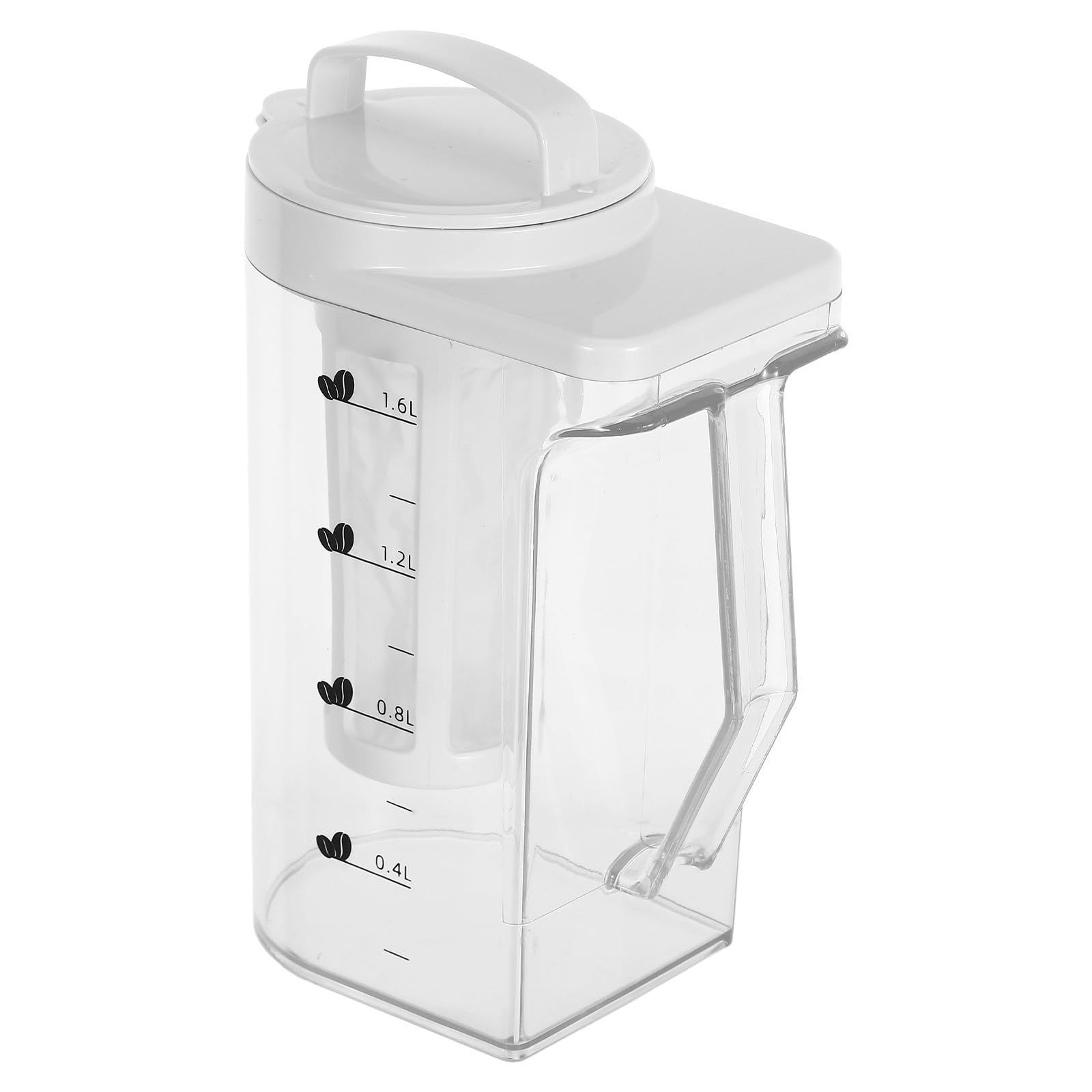 Jarra para café frío con tapa hermética antifugas y gran capacidad de 1.6l