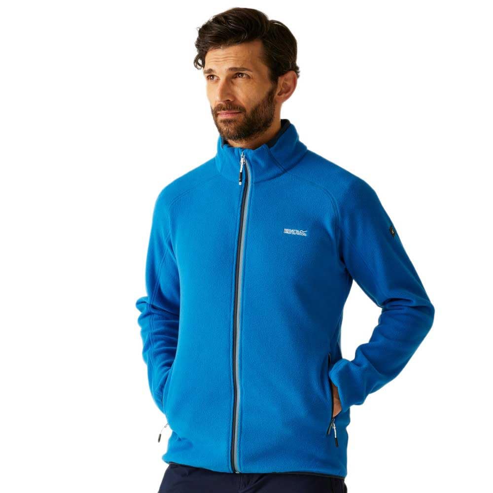 Regatta Mens Hadfield Fleece Full Zip Jacket Anti-Pill Warm Midlayer Top