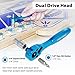 FIRSTINFO F32423B Dual Drive 1/4 Inch Hex Bit and Socket Micro Ratchet Wrench- Light Weight Aluminum, 72T Reversible, Compact Size for Tight Spaces