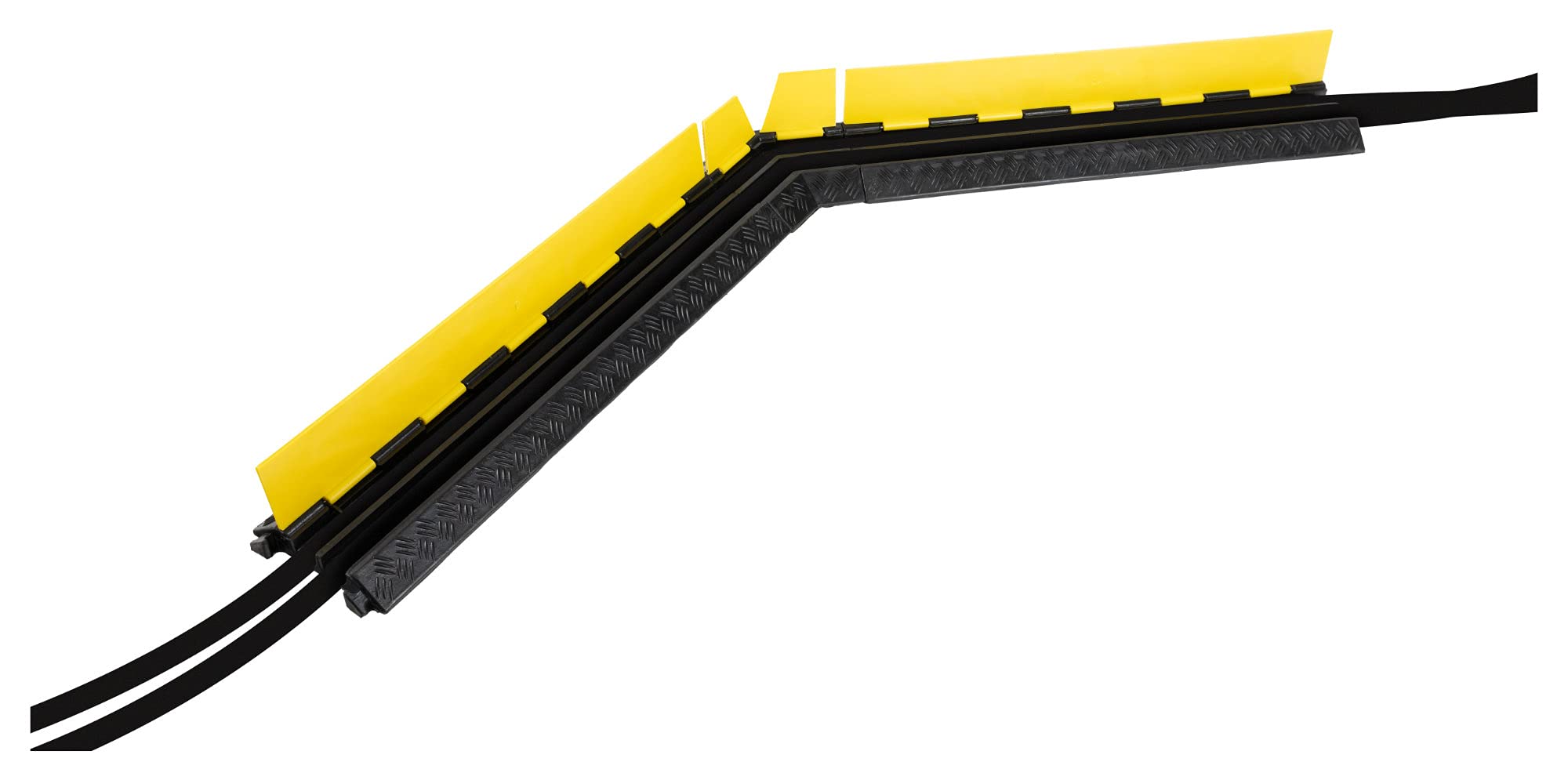 2X Pronomic Protector 2-100CA V3 45° Kabelbrückeneckstück Set- 2X 45°-Eckstück - Schwalbenschwanz-Verbinder - Belastbar bis zu 7,5 t - Geeignet für den Außeneinsatz