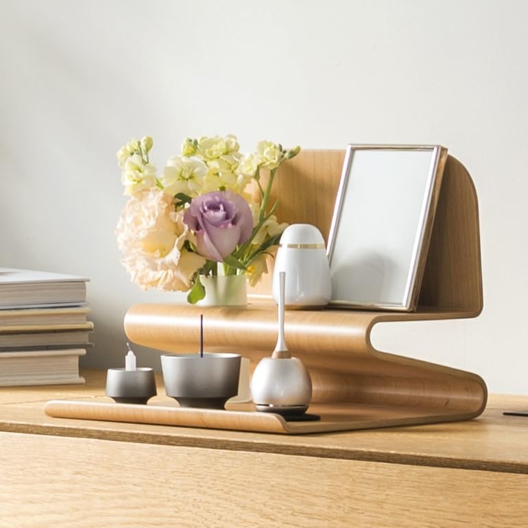 Amazon｜仏壇 ミニ仏壇 セット 手元供養 供養台 「アール ナチュラル