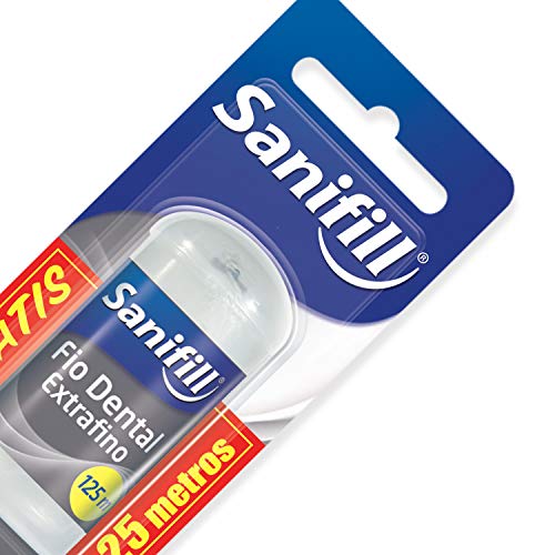 Fio Dental Extra Fino 125 Metros, Sanifill