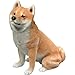 Sandicast Mid Size Fawn Shiba Inu Sculpture, Sitting