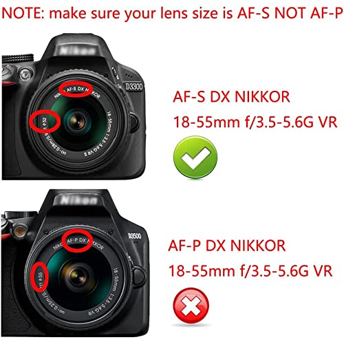 Image of MOSTOS - 52mm Camera Hood for Nikon AF-S(Not AF-P) DX 18-55mm f3.5-5.6G ED /VR /VR II,Compatible for Nikon AF(Not AF-S) Nikkor 50mm f /1.8D,AF(Not AF-S) 50mm f /1.4D