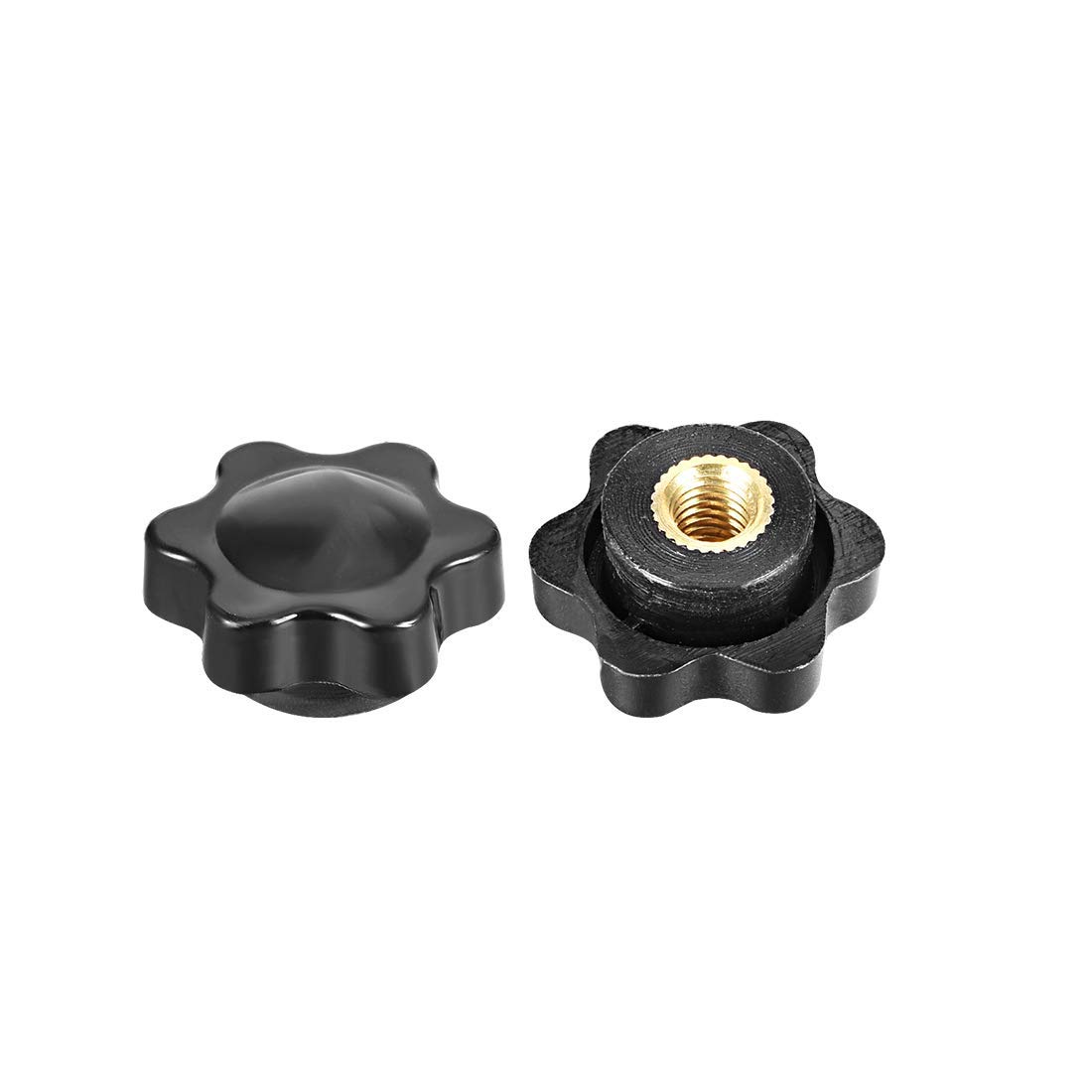 Poignée De Serrage Gripandles Boutons À Vis Poignées Poignée Étoile Bouton M6 × 40mm Filetage Mâle