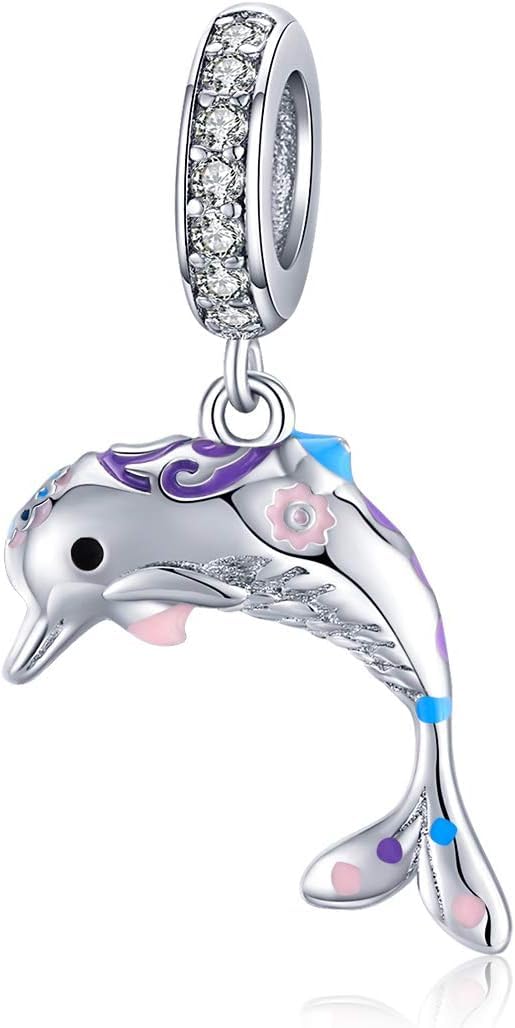 Breloque sirène argent 925, le cadeau idéal pour collier femme