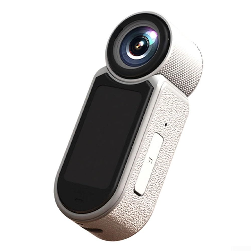 Appareil photo pouce compact léger 2,7 K pour l'extérieur (blanc)