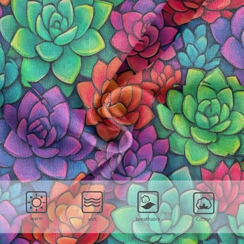 Joisal Cotton Girls Underwear Toddler Colorful Succulent Plants Panties Little Girl Cartoon Briefs Girls Undies 2t3