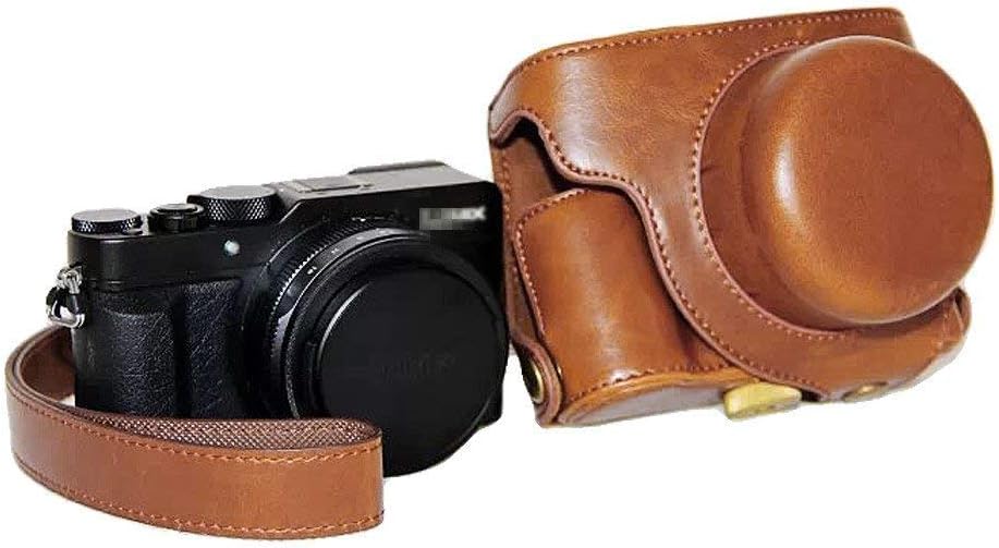 Shidan FL1 Protective Leather Camera Case, Bag for Panasonic LUMIX LX100, DMC-LX100 Camera