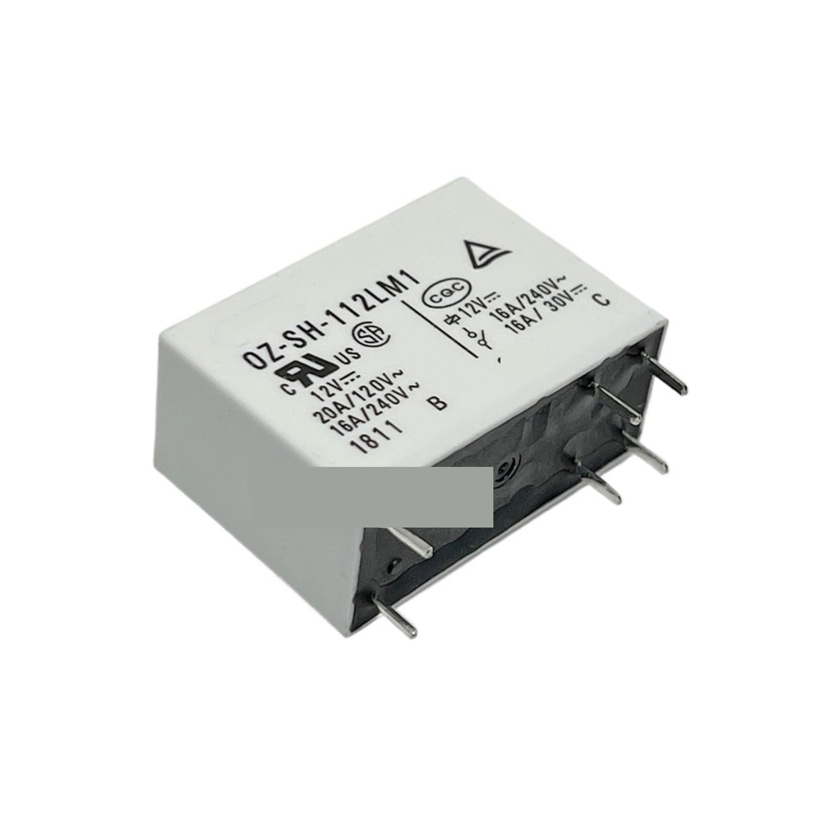 Relais électromécanique OZ-SH-112LM1 DC12V 16A 6pins pour PCB