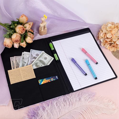 Carnet de notes A4 toile vierge grand cahier de bureau rigide - 5