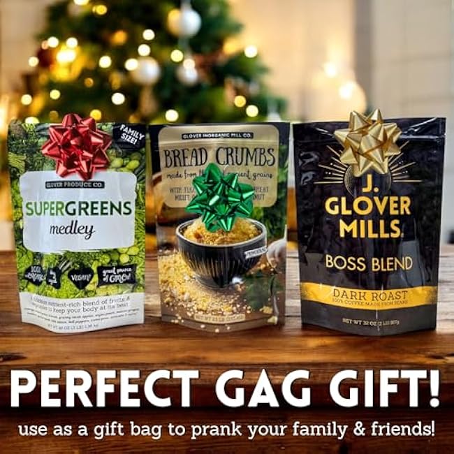 Snack Hiding Bags for Food Storage & Prank Gifts (Set of 3) Reusable Fake Bags for Hidden Storage, Funny Gag Gift Bags - Fridge & Freezer Safe, Large