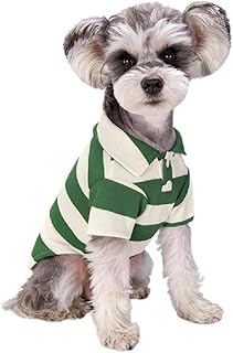 Small Dog Poloshirt Two-Leg Casual Stripe Shirt Puppy Costume Summer T-Shirt Fashion Clothes for Bichon FrenchBull Dog Pet Poloshirt Stripe Pet Shirt Pets Fashion Clothing