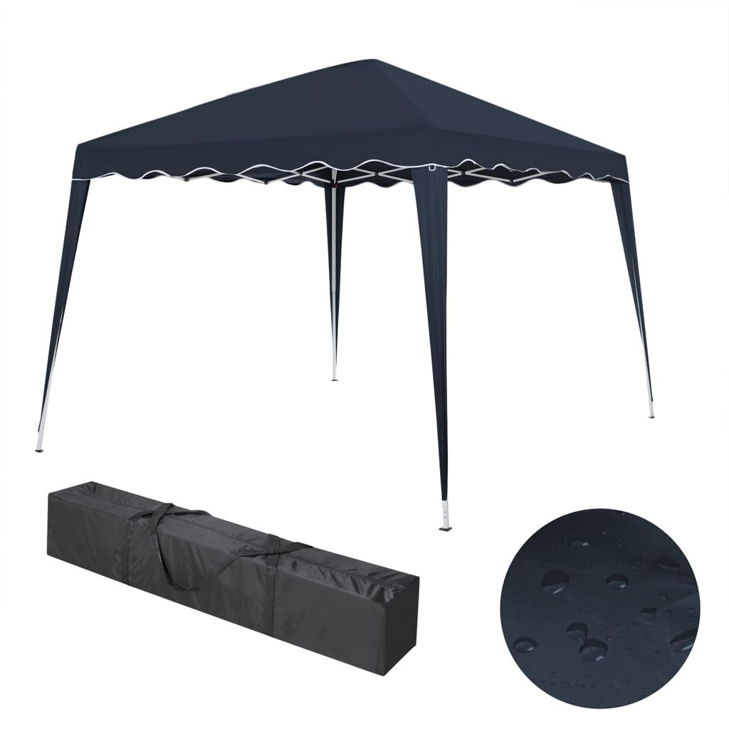 Partytent opvouwbaar / Vouwtent Paviljoen 3x3 meter - Marineblauw