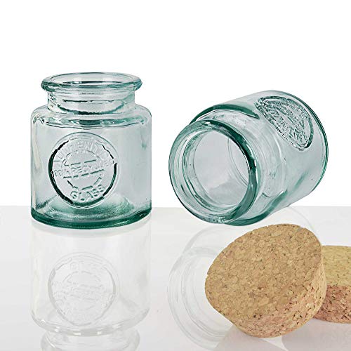 Couronne Company Authentic Glass Jar with Cork, G5688-C, 16.9 Oz / 500ml, 1 Piece3
