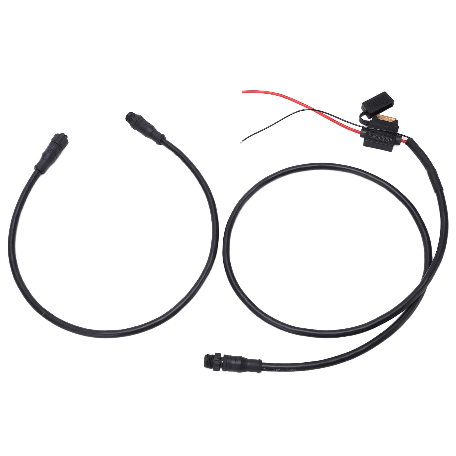 Tbest Kit Nmea 2000,Connecteurs De Prise En T Compacts,Marine Pour Kit De Démarrage Nmea 2000 Câble D'Alimentation De 1 M Avec Fusible Mâle Femelle Terminator Connecteur En T Pour Réseaux Lowrance